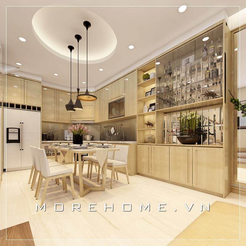 Mẫu bàn ăn đẹp MoreHome